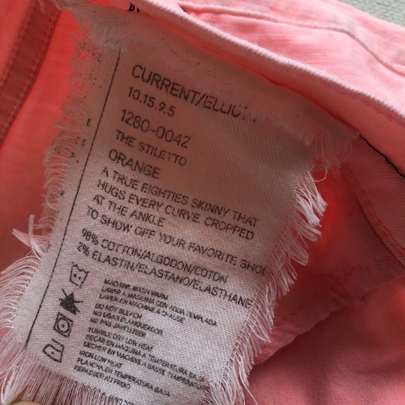 2 PAIRS 🍭Current/Elliott BUNDLE Neon Skinny Jeans - Picture 6 of 8